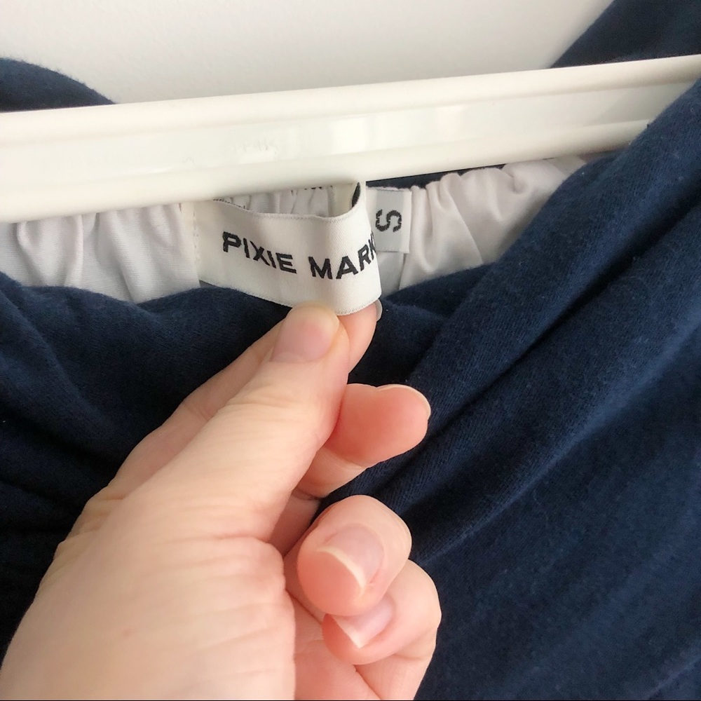 Pixie Market Cross Off Shoulder Button Down Shirt… - image 5